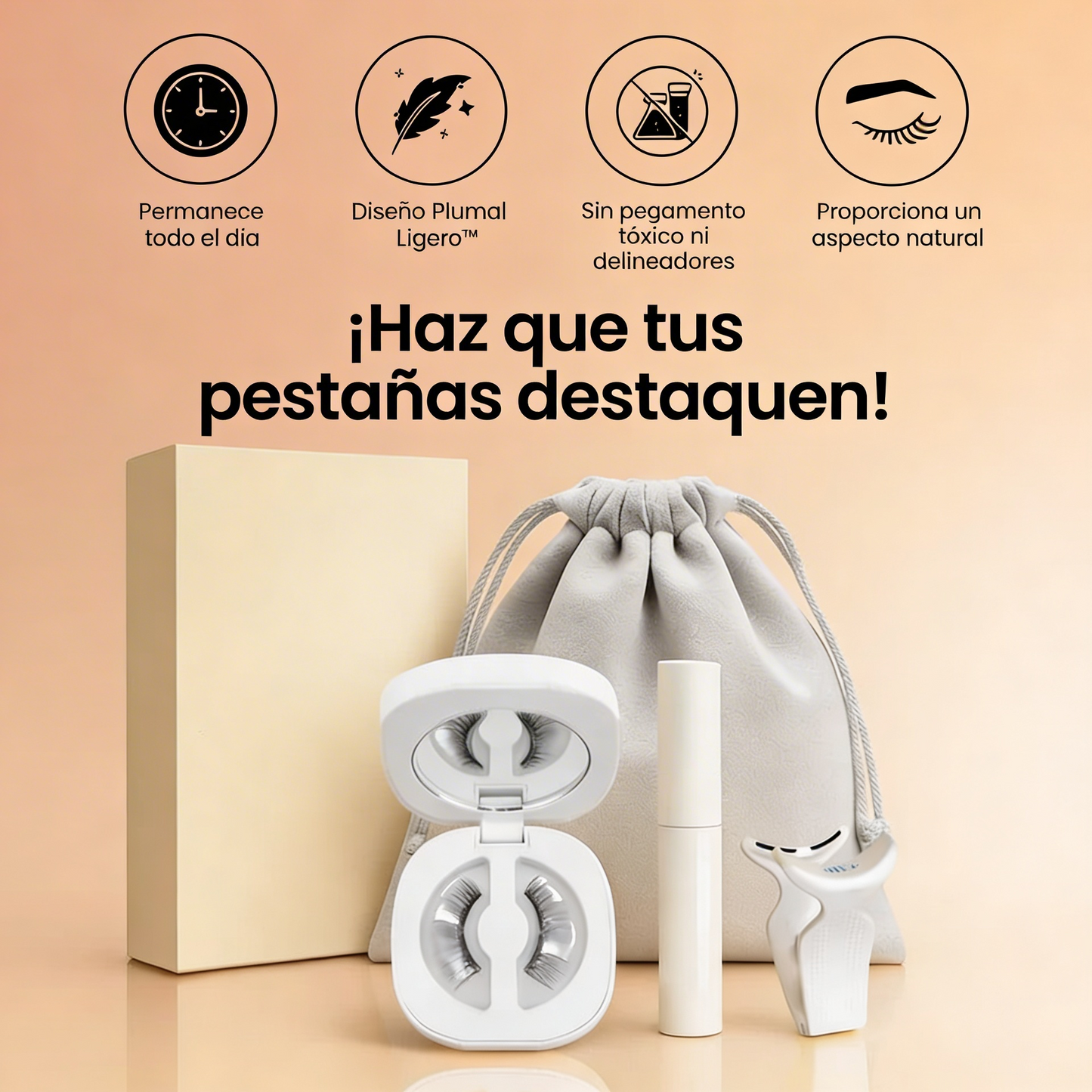 KIT DE PESTAÑAS MAGNETICAS